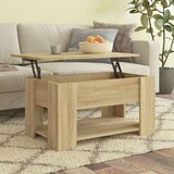  Stolić za kavu boja hrasta 79 x 49 x 41 cm konstruirano drvo | shoptok.hr