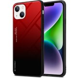 Cadorabo Ohišje, združljiv z jabolkom v rdeči barvi - črni - dvobarvni zaščitni pokrov iz silikona TPU in hrbta iz kaljenega stekla, (20603318) | Shoptok.si