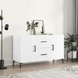 The Living Store Komoda bela 100x36x60 cm inženirski les - Komoda, (21438046) Cene