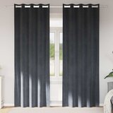  Zavjese za zamračivanje 2 pcs Svijetlo siva 140 x 245 cm Baršun | shoptok.hr