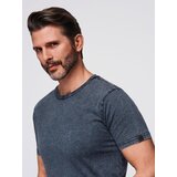 Ombre Men's t-shirt with ACID WASH effect Cene
