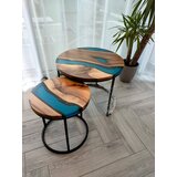  Drveni stolić za kavu (komplet od 2) | shoptok.hr