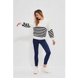 Moodo Black and white sweater | shoptok.hr