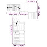  Vanjski set za igru od masivne borovine | shoptok.hr