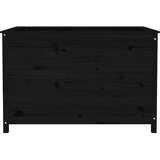  Povišena vrtna gredica crna 119,5x82,5x78 cm masivna borovina | Eponuda.ba