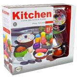  Kuhinjski set posuđa za igru za kuhanje - 22 dijela | shoptok.hr