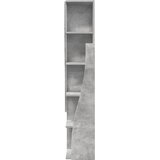  Kutni ormarić Betonski sivi 27,5x27x140cm Konstruirano drvo | Eponuda.com