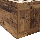  Okvir kreveta s pohranom s ladicama Staro drvo 80 x 200 cm | Eponuda.com