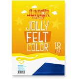 Junior jolly Color Felt, fini filc, A4, 10K, odaberite nijansu Plava Cene