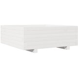  Vrtna sadilica bijela 70 x 70 x 26,5 cm od masivne borovine | shoptok.hr