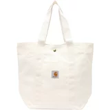 Carhartt WIP Nakupovalna torba konjak / siva / naravno bela