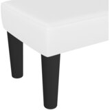  Klupa bijela 70 x 30 x 30 cm od umjetne kože | shoptok.hr
