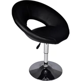  Barski stolček črno umetno usnje