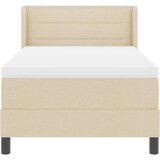  Boxspring krevet s madracem s madracem Krema 80 x 200 cm | shoptok.hr