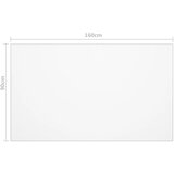  Zaštita za stol prozirna 160 x 90 cm 1,6 mm PVC | shoptok.hr