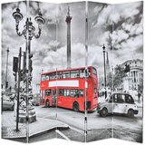  Sklopiva sobna pregrada 200 x 170 cm slika londonskog autobusa Cijene