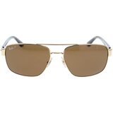 Ray-ban RB3663 001/57 Polarized ONE SIZE (60) Zlata/Rjava | Shoptok.si