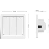 Gembird ZIGBEE-SWITCH-DS103 RSH tuya WiFi EU standard smart switch push button Interruptor smart hom Cene