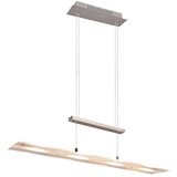 Tri O Siva LED viseča svetilka s steklenim senčnikom Milos – | Shoptok.si