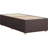 vidaXL Posteljni okvir temno rjav 100x200 cm blago, (21292577) | Shoptok.si