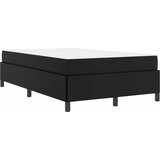  Krevetna konstrukcija s madracem Crna 120 x 190 cm tkanina | shoptok.hr