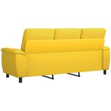 SOFA Svijetlo žuta 214 x 90 x 95 cm Tkanina | shoptok.hr