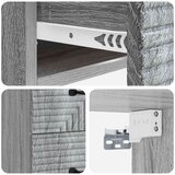  Stenski nočni omarici 2 pcs Siva Sonoma 34,5 x 33 x 40 cm, (5000209910) | Shoptok.si