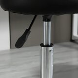  Set od 2 uredske stolice na kotačiće podesiva visina 48-63 cm crne | shoptok.hr