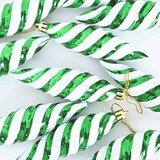 vidaXL Dekoracija božičnega drevesa 40 pcs Zelena | Shoptok.si