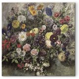  Slika - Eugène Delacroix – Bouquet of Flowers 40x40 Premium Print | shoptok.hr