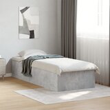  Okvir kreveta boja betona 100x200 cm od konstruiranog drva | Eponuda.com