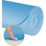 Rebel ACTIVE Strunjača (prostirka) za jogu, pilates i fitnes, 183x61 cm, debljina 4 mm, materijal TPE, plava boja RBA-3157-2BL Slike
