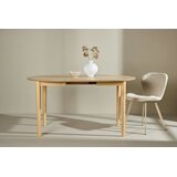 Venture Home okrugli rastezljivi blagovaonski stol Gilda ⌀110 cm, izbijeljena (whitewash) | shoptok.hr