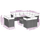 vidaXL 12-dijelni set vrtnih sofa od poliratana s jastucima bež | shoptok.hr