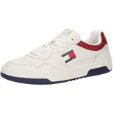 Tommy Jeans Nizke superge 'ESS' mornarska / temno rdeča / bela | Shoptok.si