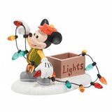 Enesco Mickey Lights Up Christmas Cene