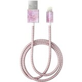 Ideal od Sweden Kabel - Lightning to USB (1,00m) - Pilion Pink Marble | shoptok.hr
