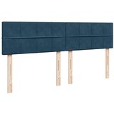 Krevet s oprugama i madracem plavi 180x200 cm baršunasti | shoptok.hr
