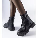 Gemre Black insulated boots with rhinestones Broberg | ePonuda.com