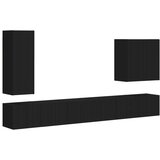  Namestitev na steno 6 pcs Črna - - črna - 67.41 - 78,5 x 30 x 29,5 cm - 2025-vidaXL-Uvoz_2 | Shoptok.si