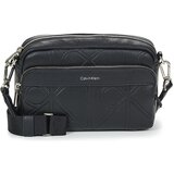 Calvin Klein Jeans Torbe za čez ramo EMBLEM AOP EMBOSS CAMERA BAG Črna Cene