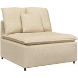  Modularni Sofa Centralni Modul s Jastucima Krem 100 cm | shoptok.hr