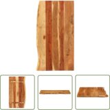 The Living Store Površina za kopalniško toaletno mizo trdna akacija 100x52x2,5cm - Površina Za Toaletno Mizo, (21745316) Cene