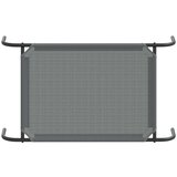 vidaXL Povišeni krevet za pse sivi 90x50x20 cm tekstil i čelik | shoptok.hr