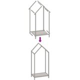  Stalak za drva bijeli 40x25x90 cm hladno valjani čelik | shoptok.hr