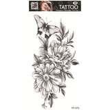 INF Začasni tatu črne rože - vodoodporen in dolgotrajen Model 4, (21838715) | Shoptok.si