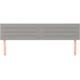  Uzglavlja svjetlosiva 200x5x78/88 cm od tkanine | shoptok.hr