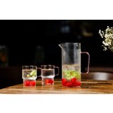 Vialli Design Rožnate steklene skodelice v kompletu za kapučino 2 ks 350 ml Livio – | Shoptok.si