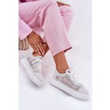 Boto Lace-Up Women's Sneakers On Platform White Aranelith | Shoptok.si