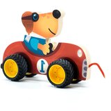 Djeco Otroška lesena igrača na vrvici Formula Cene